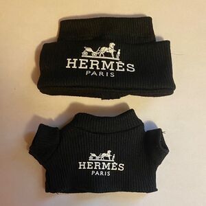 Labubu Luxury Black Beanie and Sweater Set